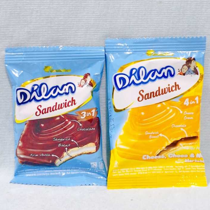 

Dilan Sandwich 3 in 1 Coklat 10 pcs