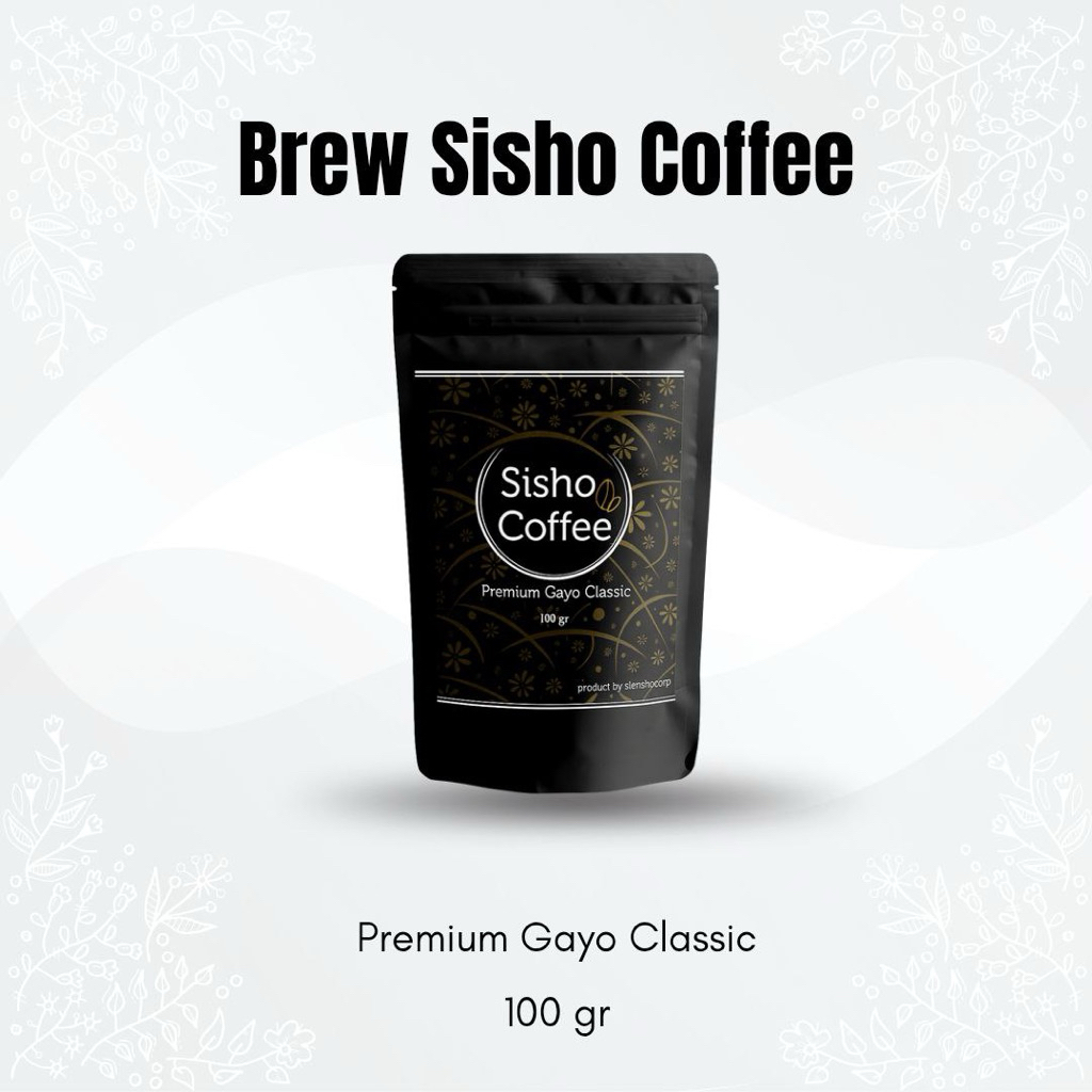 

Kopi Sisho Brew Gayo Classic 100% Arabica – Specialty Coffee Pack