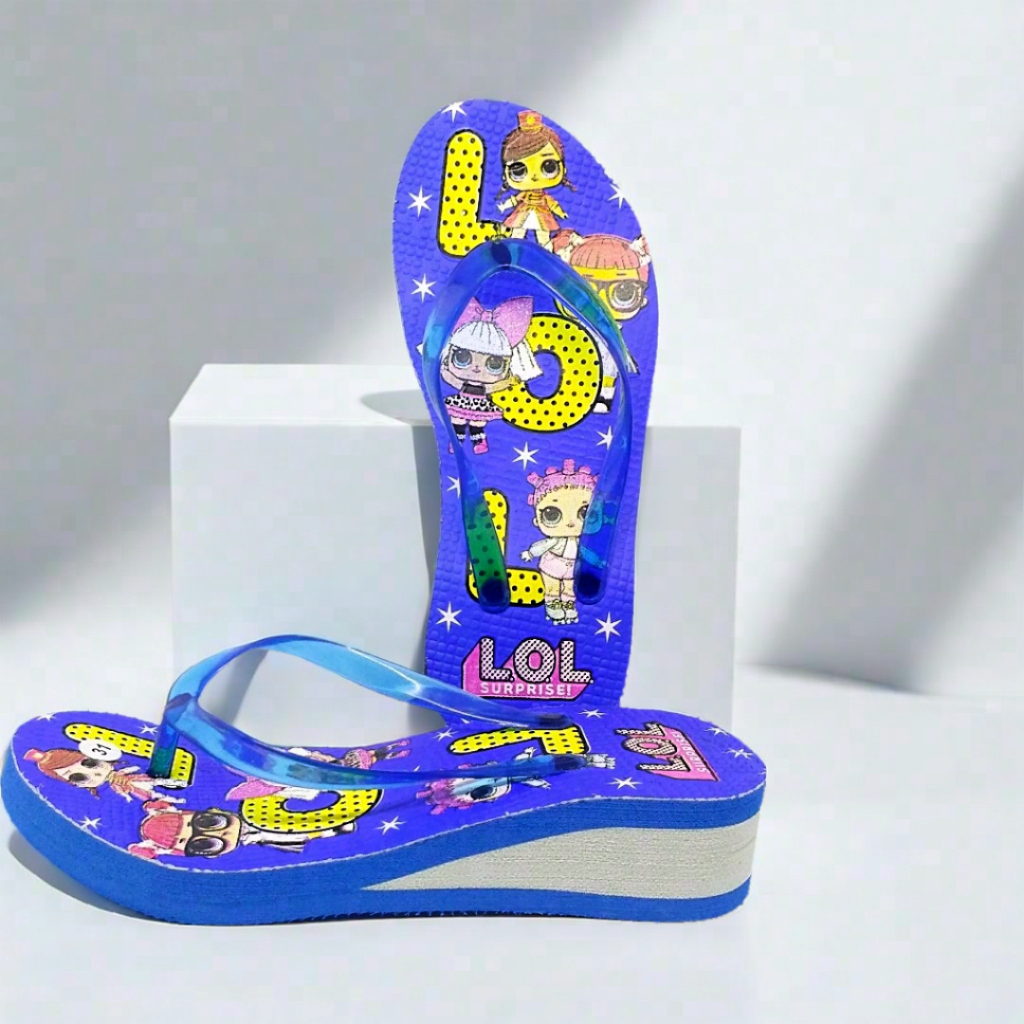 Sandal Wedges Spon Anak Perempuan Murah Sandal Anak Cewek Sandal Pesta Anak