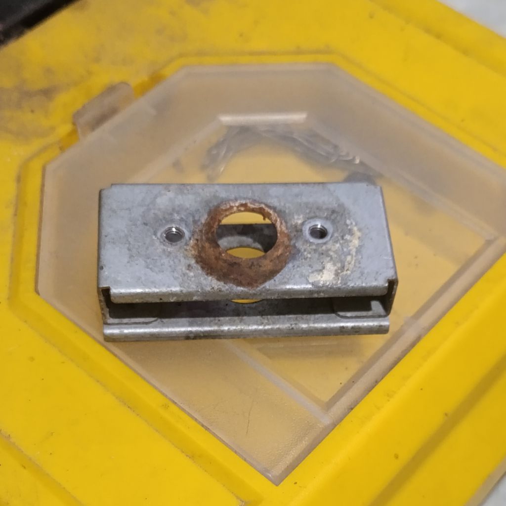 plat depan mesin kompor quantum BEKAS