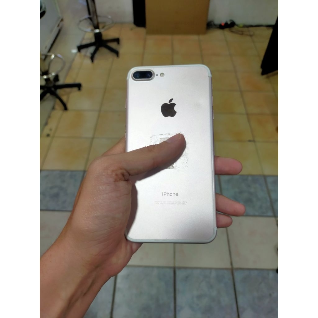 Iphone 7 plus 128gb rosegold fullset