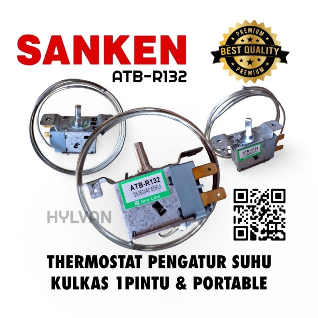 THERMOSTAT | TERMOSTAT PENGATUR SUHU KULKAS 1 PINTU SANKEN