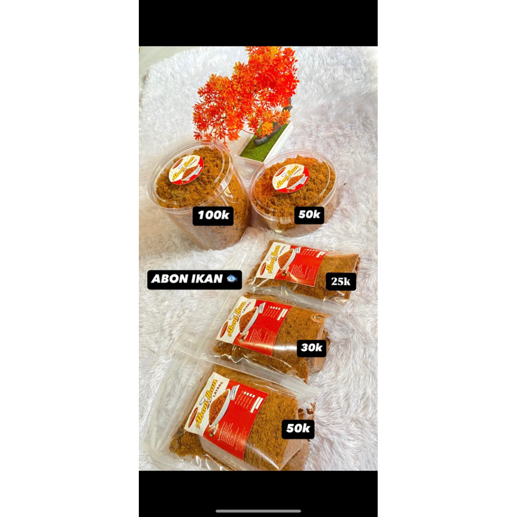 

Abon ayam dan abon ikan