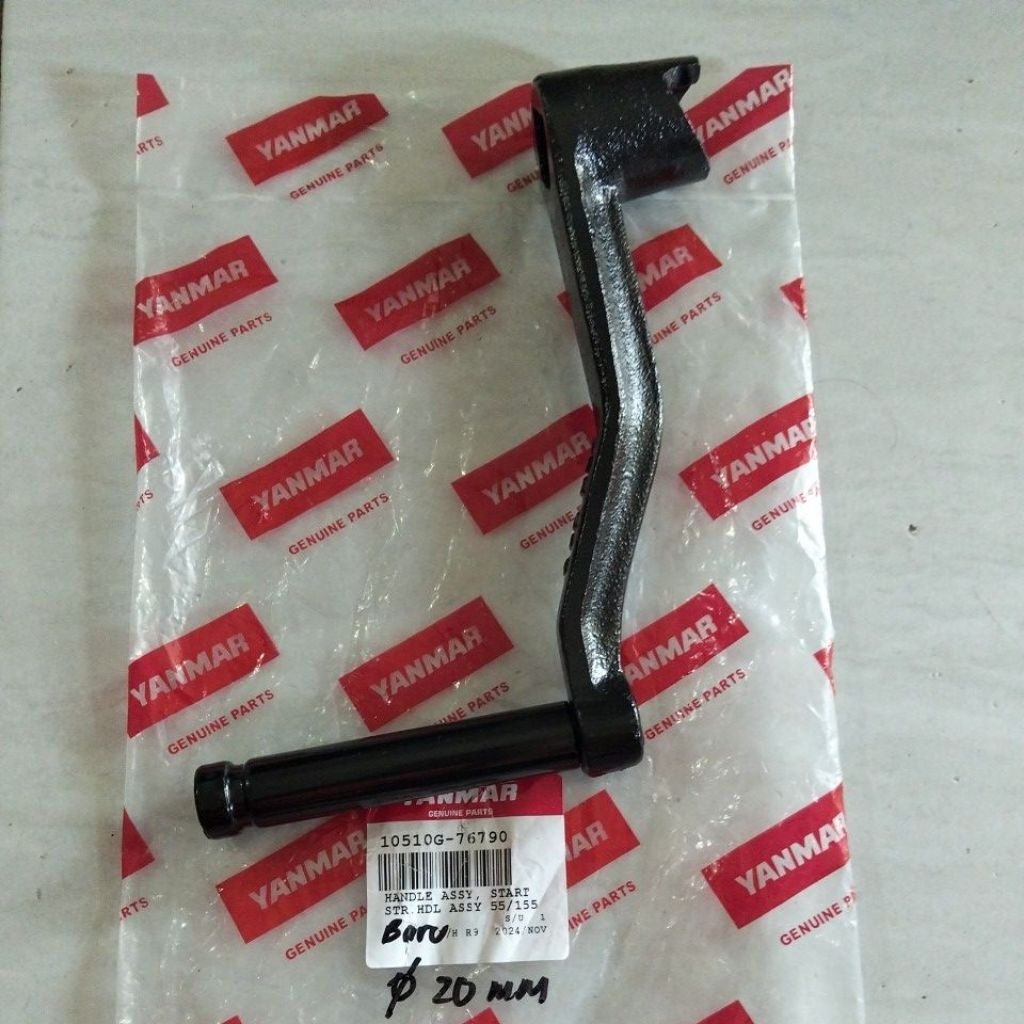 Starting handle Engkol Asli Yanmar jepang Lubang 20mm TF-55/65/75/85/105/115/135/155