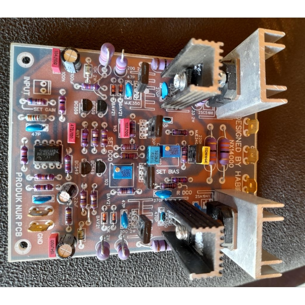 kit amplifier NX14000 komponen original