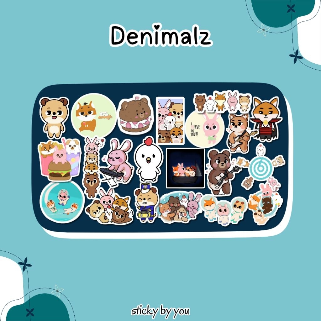 

Sticker Denimalz | DAY6 - Sticker KPOP / Aesthetic / Tumblr / Vinyl / Cartoon / Gift / Aksesoris HP