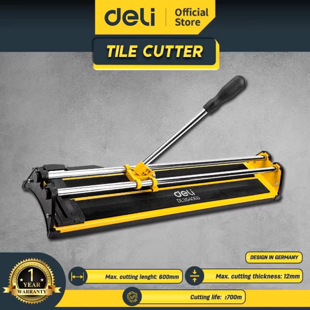 Tile Cutter Deli Pemotong  Keramik Manual Presisi Berkualitas Alat Potong Granit Keramik Manual 60cm