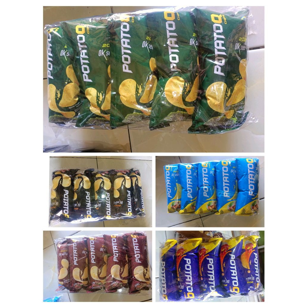 

PotatoQ chips 1pak isi 10biji
