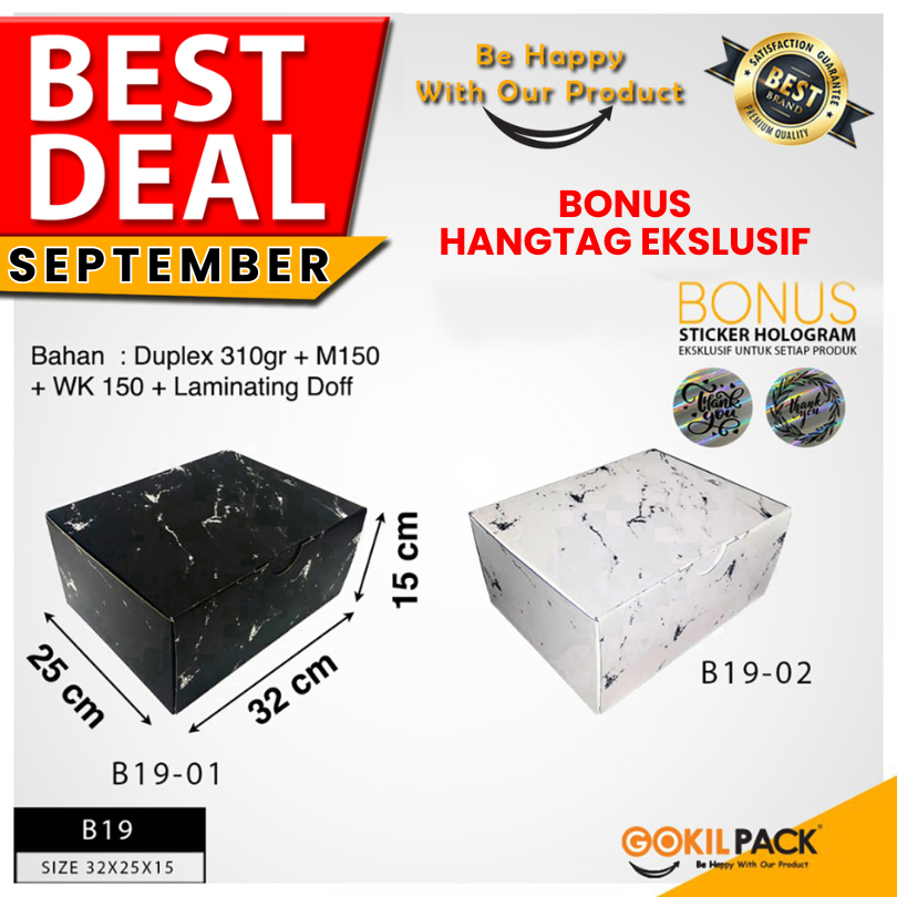 

Kotak Kado - Box Hampers - Dus Packaging - Gift - Uk 32x25x15 - B19