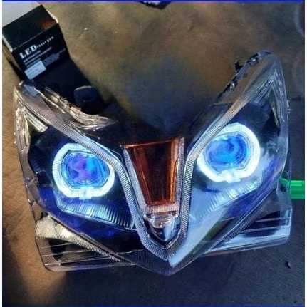 PAKET FULLSET REFLEKTOR LAMPU BILED VARIO TECHNO 125 OLD KZR + ALIS