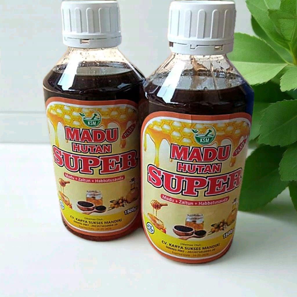 

Madu Hutan Super Plus Herbal alami Habbatussauda Zaitun Madu