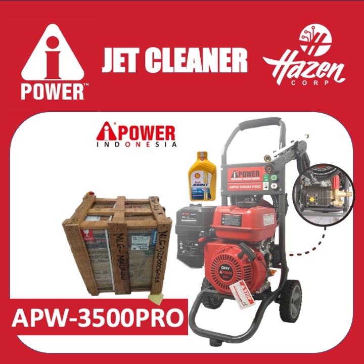 Steam Alat Cuci Mobil Jet Cleaner High Pressure Washer AiPower APW-3500PRO by HAZENclean