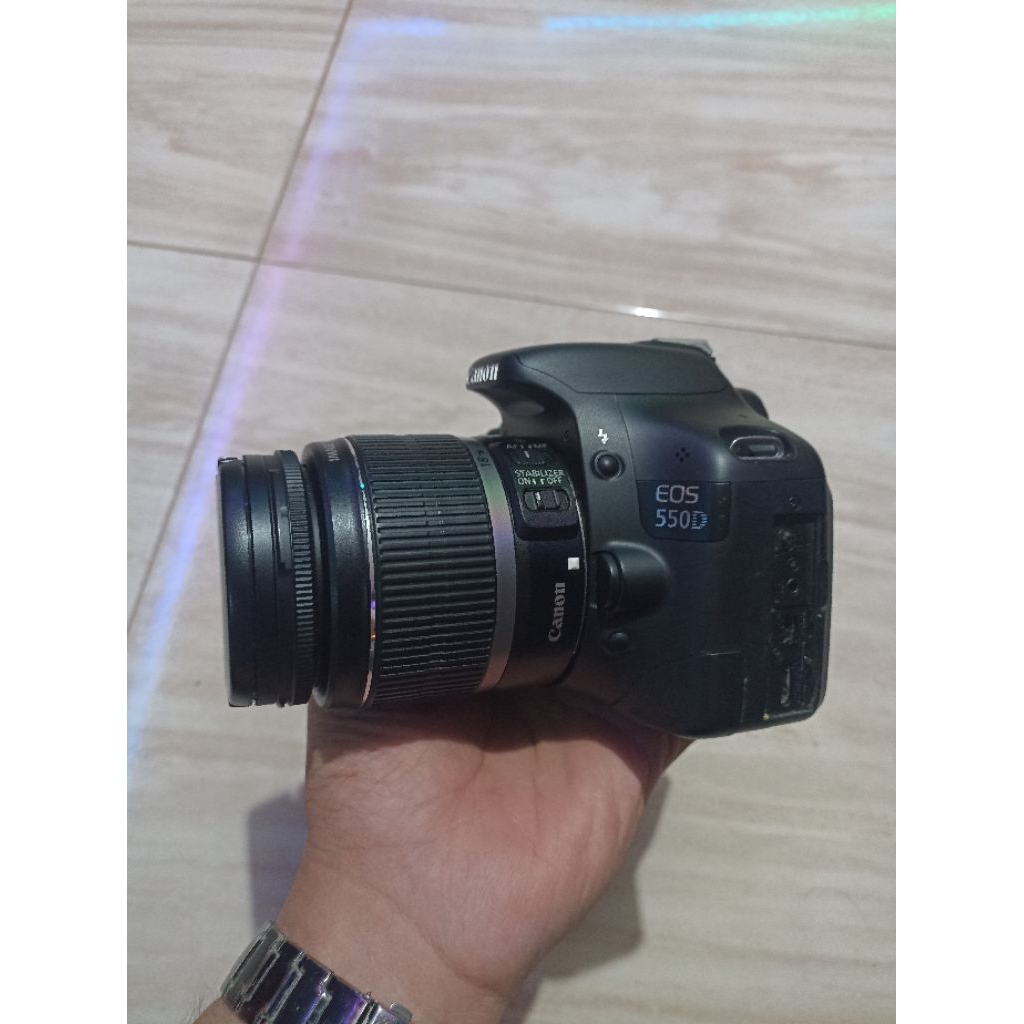Kamera Second Canon 550D+Lensa Kit 18-55 Lcd No Vignet