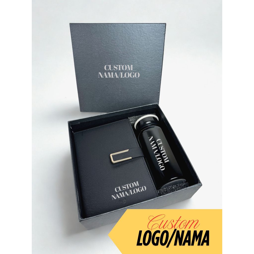 

Hampers Gift Box Corporate Gift Buku Notebook Milku Tumbler Custom (UT0081)