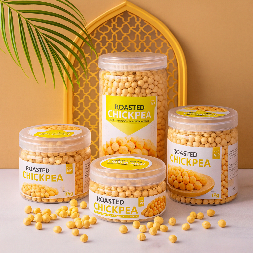 

Kacang Arab Premium Panggang Toples Renyah & Gurih Original 100% Roasted Chickpea Oleh Oleh Umroh