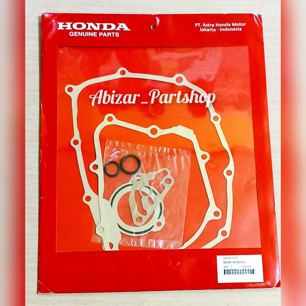 061B1KWB003 Gasket Kit B / Paking B fullset mesin bawah KWB Revo 110 absolute karbu injeksi blade 11