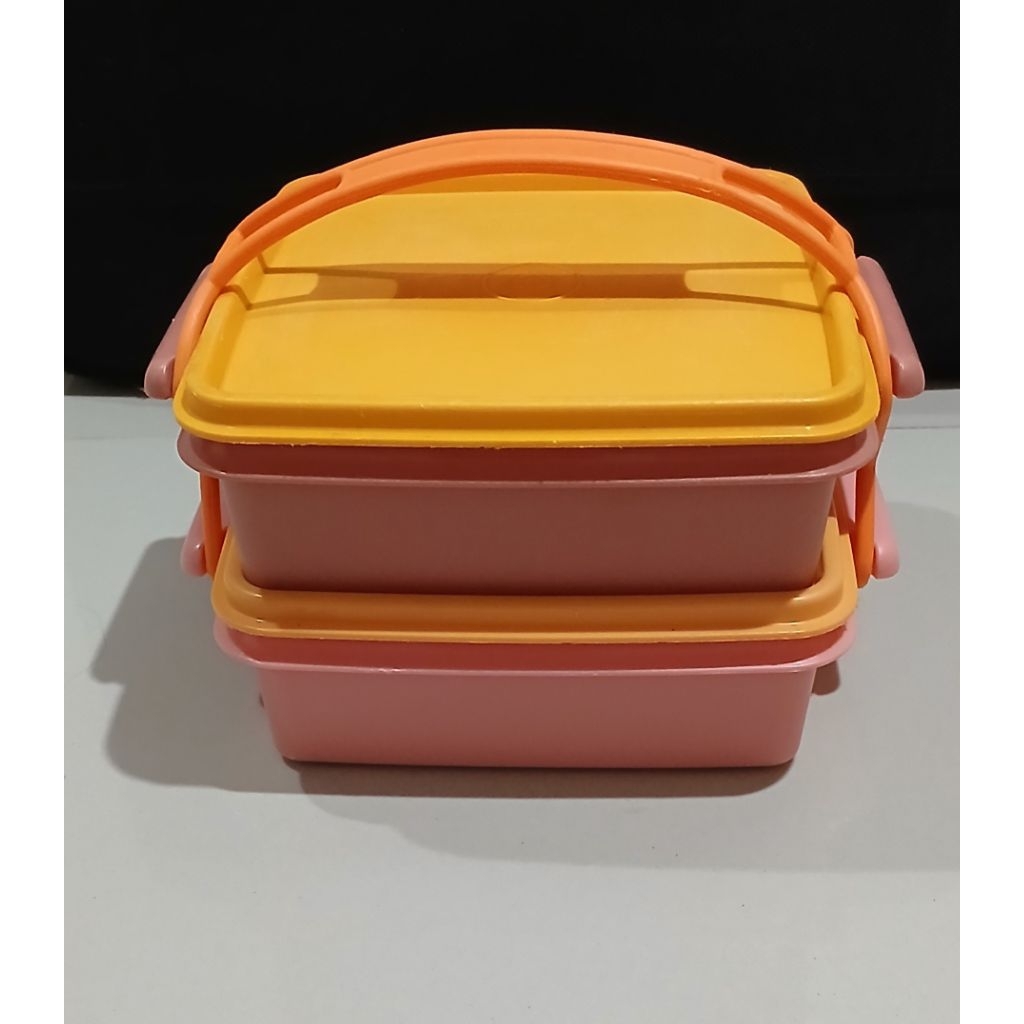 set rantang susun warna langka tupperware prelove