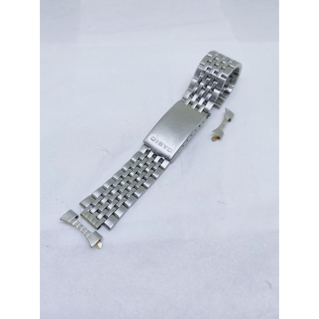 Casio watch bracelet vintage 18mm stainless rantai jam tangan casio classic part arloji sport analog