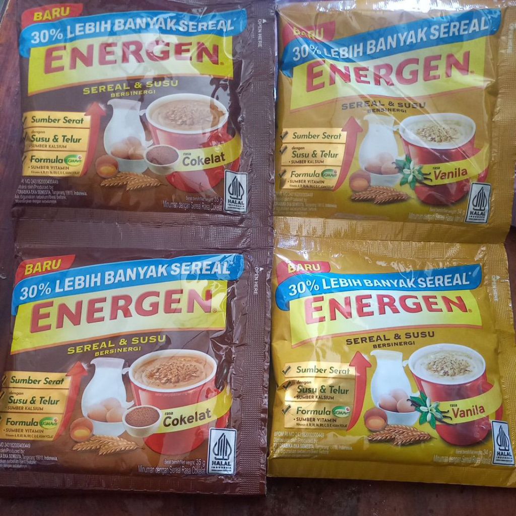 

Energen Sereal dan susu