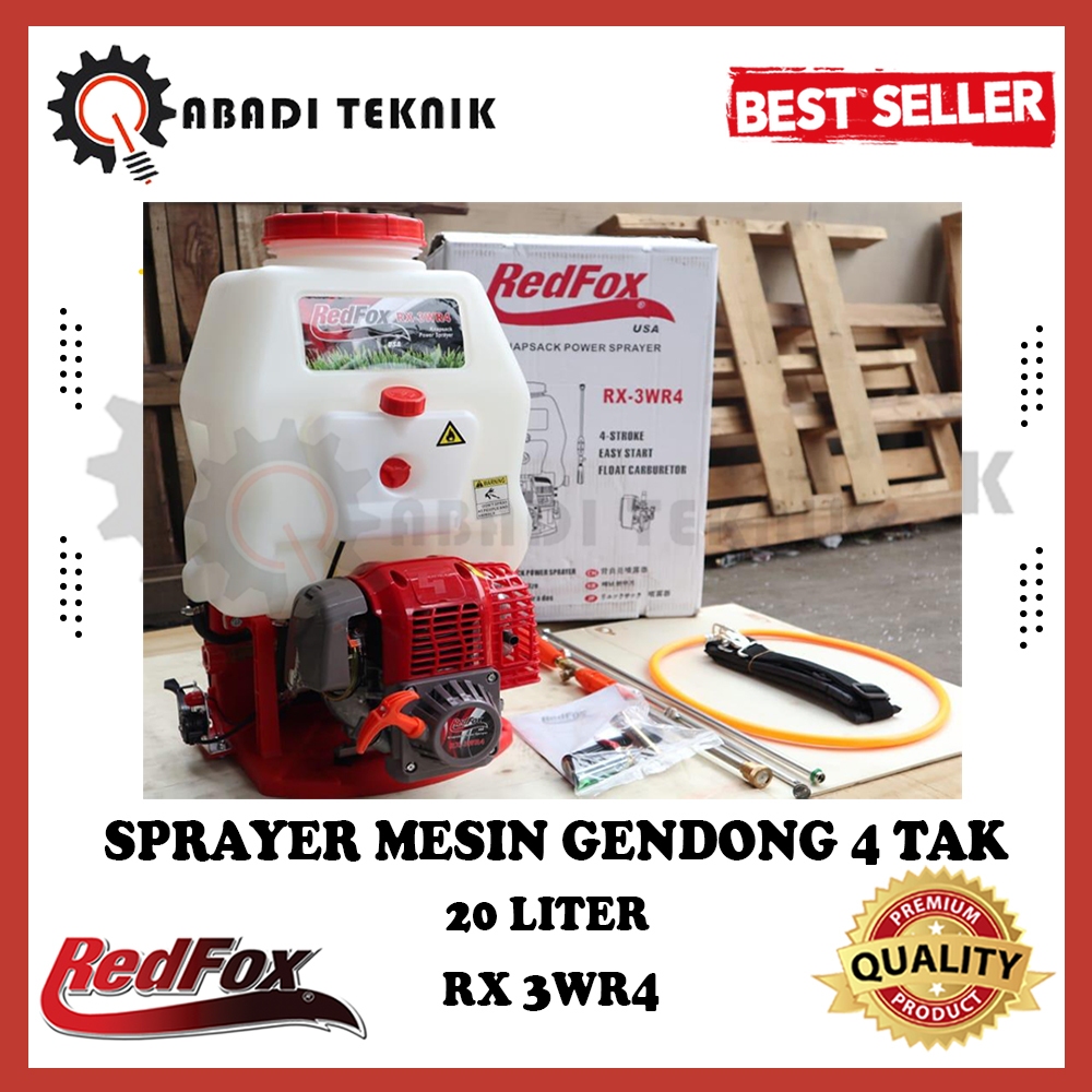 KNAPSACK POWER SPRAYER/SPRAYER MESIN GENDONG 4T KAPASITAS 20L RX-3WR4