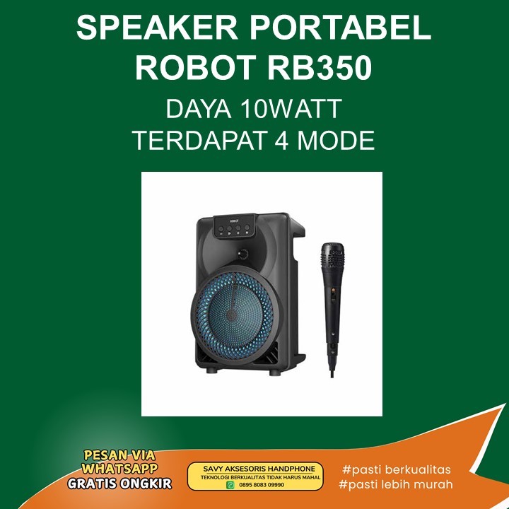 SPEAKER PORTABEL ROBOT RB350