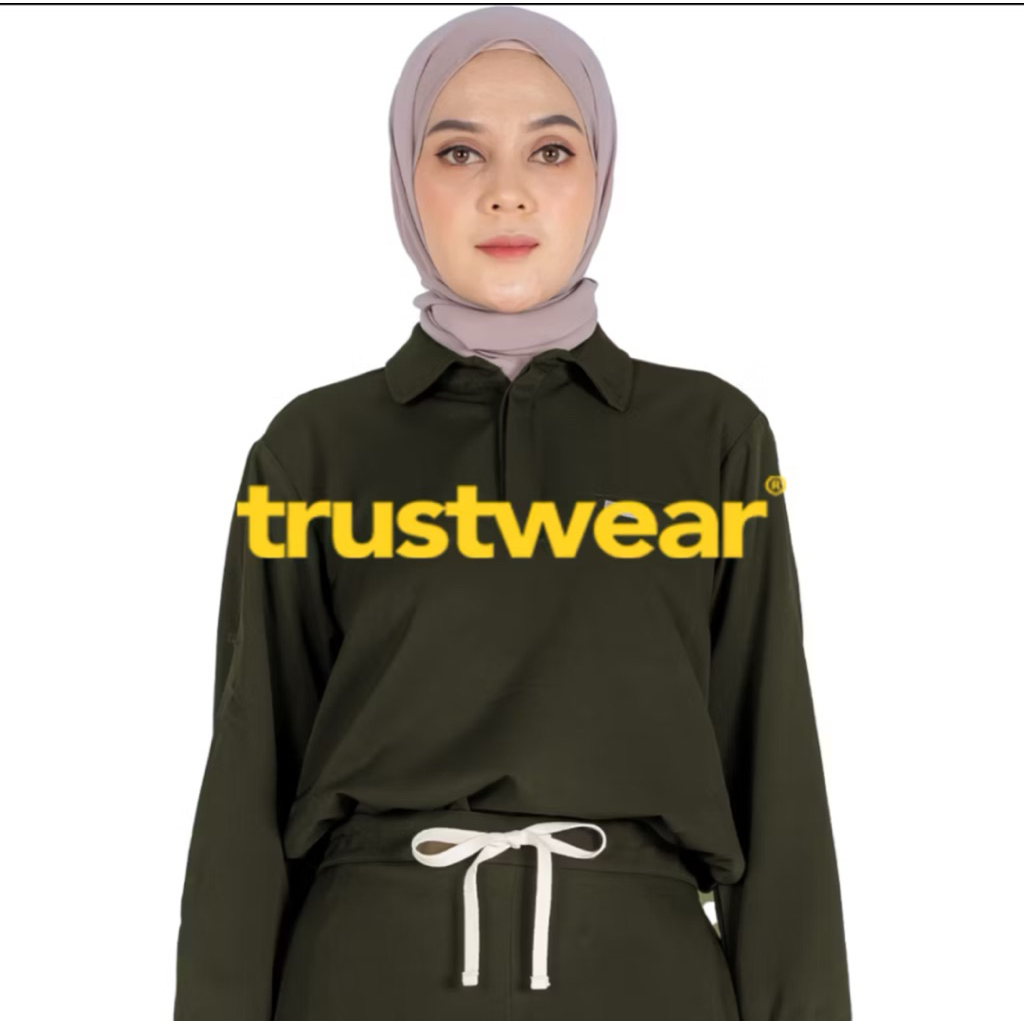 Preloved baju jaga scrub medis ukuran XS by trust wear