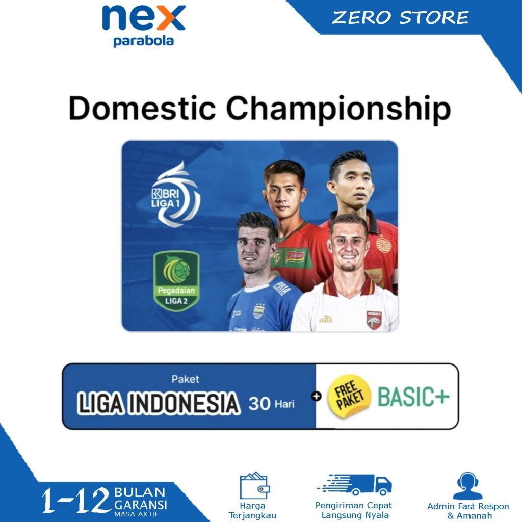 Paket Liga Indonesia Nex Parabola Matrix Garuda Sinema Paket 1903 dan 1906 Liga 1 Indonesia