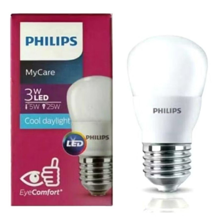 PHILIPS lampu LED BulB 3W E27 mini/  Bohlam LED 3W E27