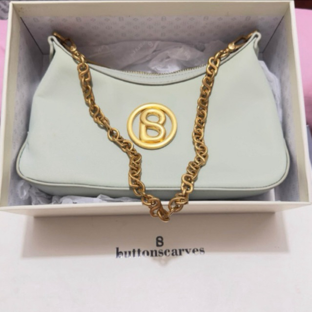 Luana Bag ButtonScarves sage