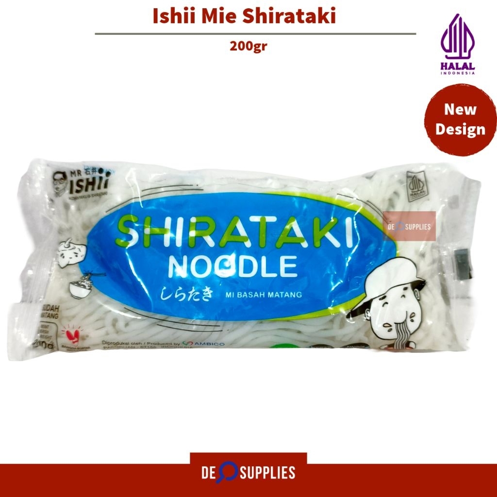 

Ishii Mie Shirataki 200gr - Shirataki Basah / Shirataki Biru Hijau Mr
