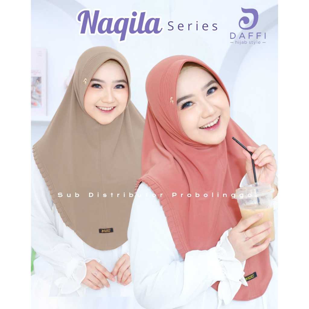 BERGO DAFFI - BERGO NAQILA DAFFI HIJAB TERBARU JERSEY PREMIUM