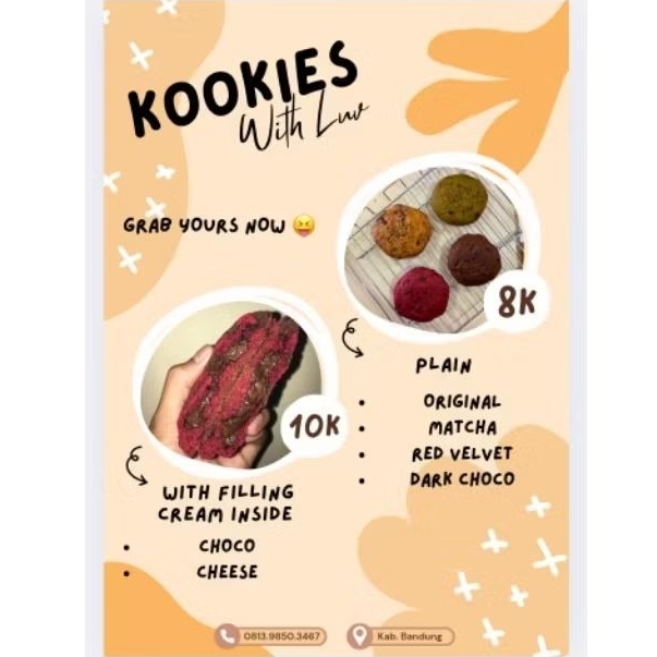 

pre order kookies with luv