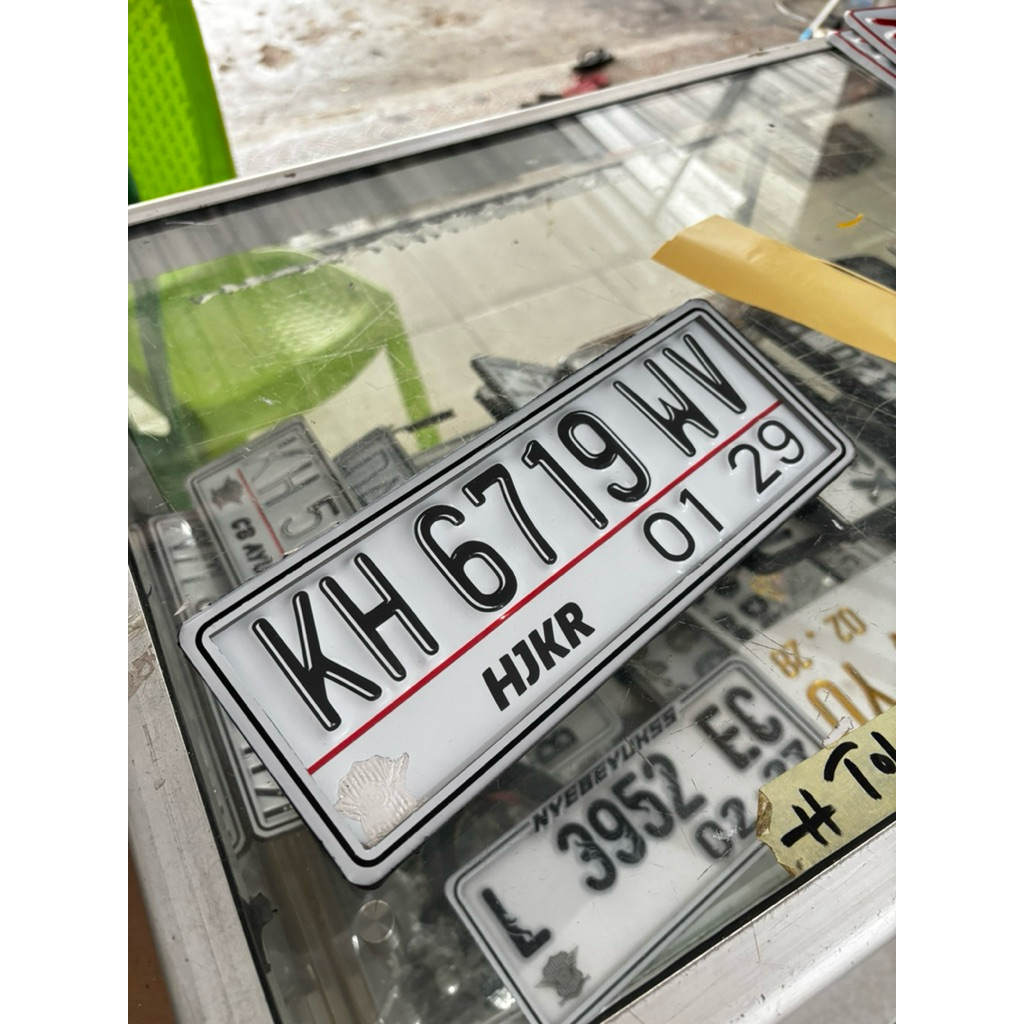 PLAT MIKA AKRILIK CUSTOM MOTOR