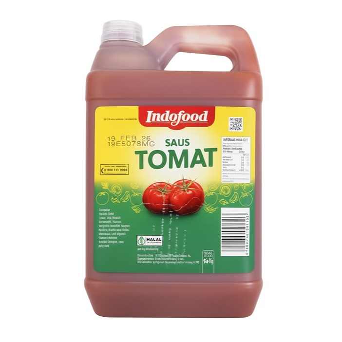 

saus tomat tomato ketchup indofood jerigen 5.7 kg