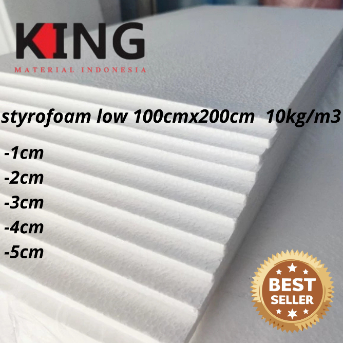 

Styrofoam low 1cm 100cmx200cm