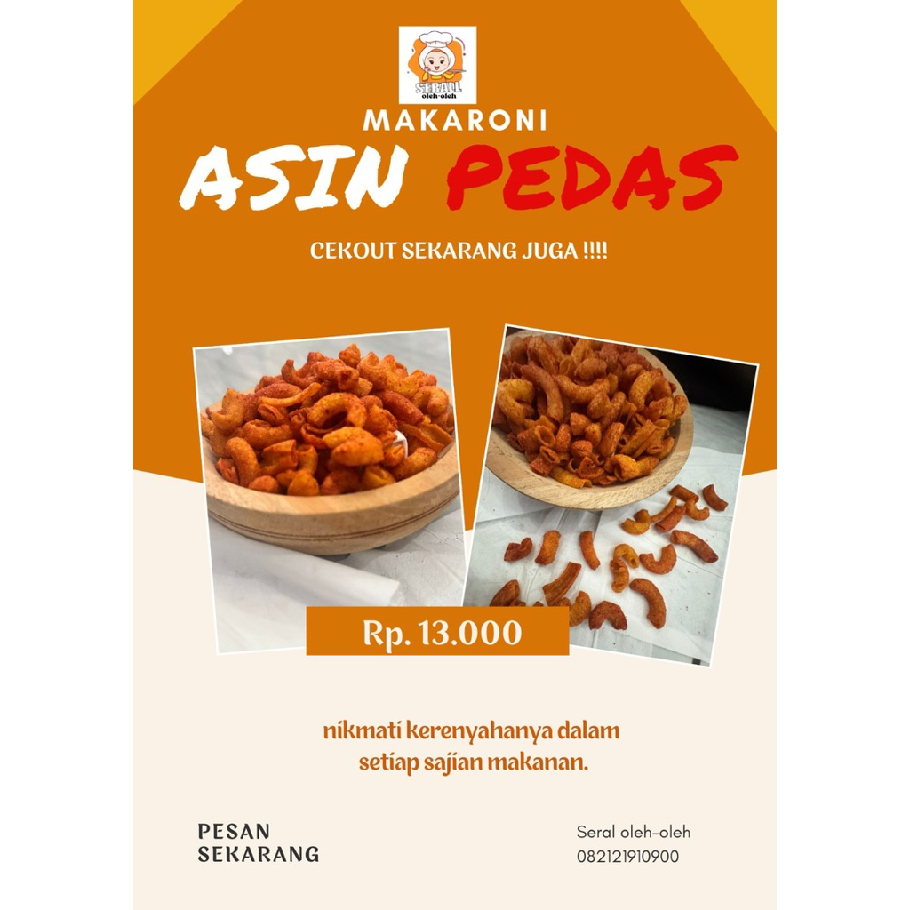 

makaroni gurih pedas
