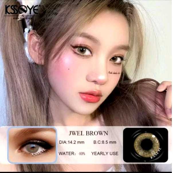 softlens kss-eye jewel brown / normal only