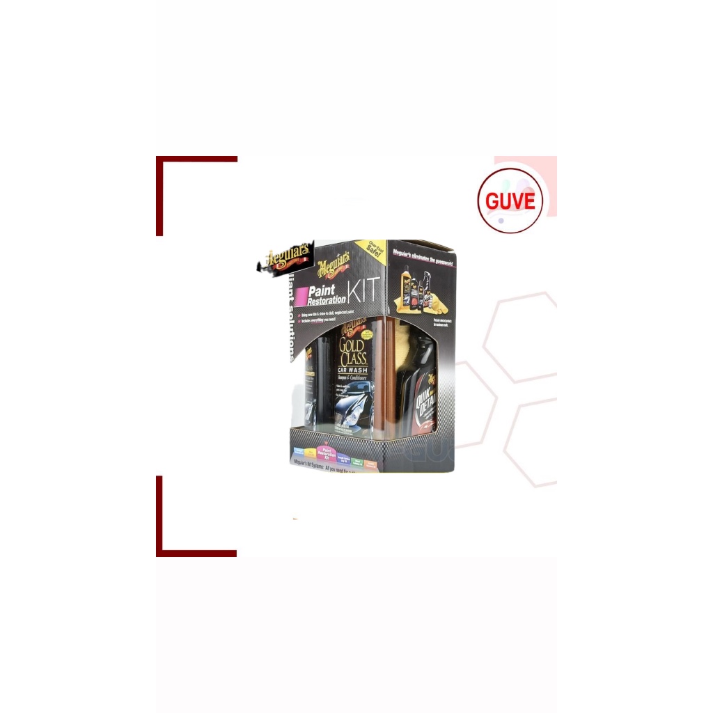 Meguiars Paint Restoration Kit - Paket Poles Restorasi Cat Mobil Kusam