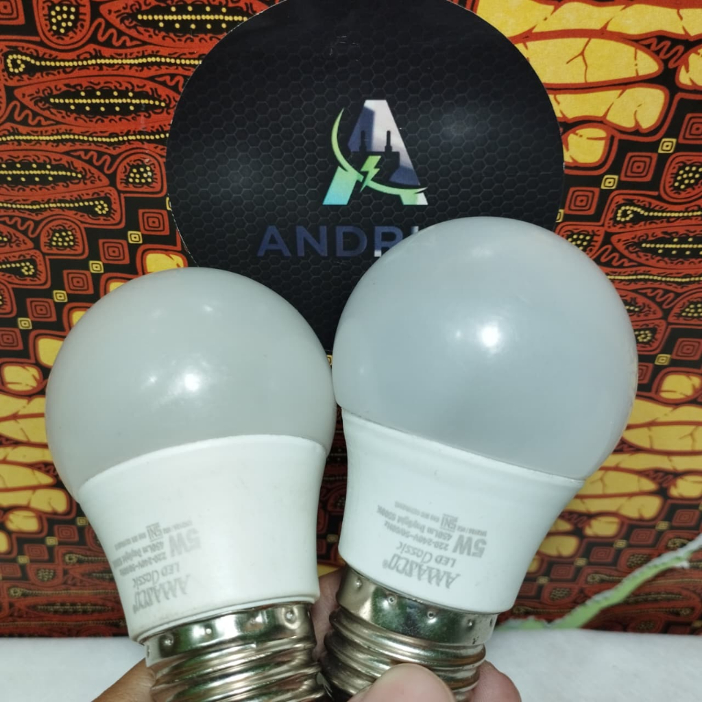 Lampu LED Bohlam 5watt Putih Termurah