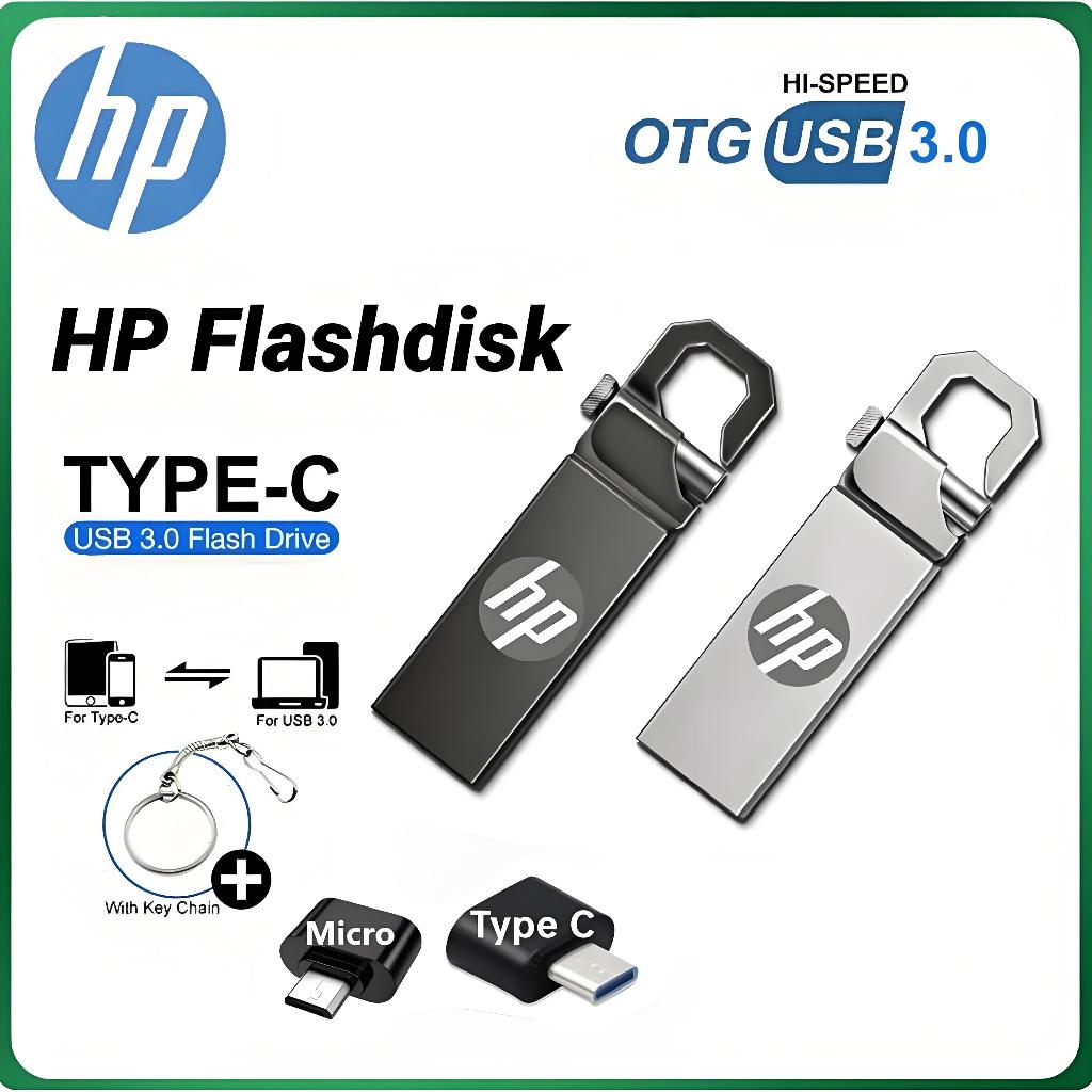 HP High Speed Flash Drive 1TB 2TB USB Drive Micro USB Metel USB 3.0 Flashdisk Original