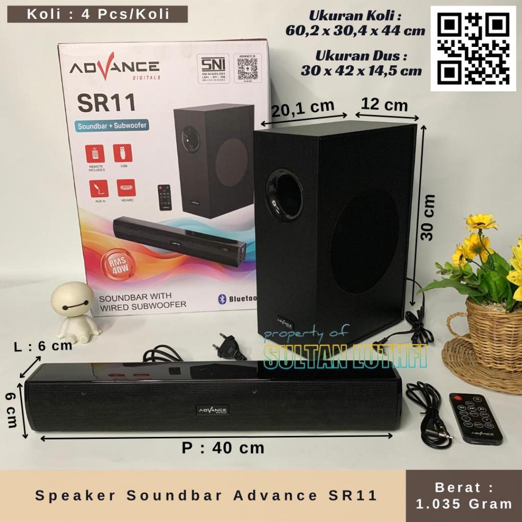 Speaker Soundbar Advance SR11
