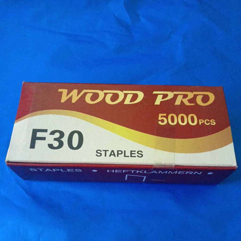

Staples f30 Wood pro red / airnails f30 Wood pro red / paku tembak angin woodpro red f30 isi 5000pcs
