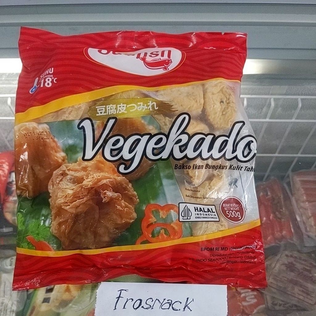 

SUNFISH VEGEKADO ISI 21 PCS 500 GRAM - BASO IKAN BUNGKUS KULIT TAHU