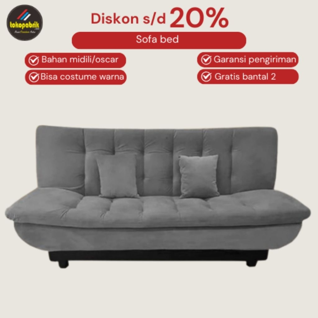 Sofabed sofa bed lipat sofa 2in1 sofa minimalis sofa tamu sofa oscar sofa blurdru sofa tidur sofa mu