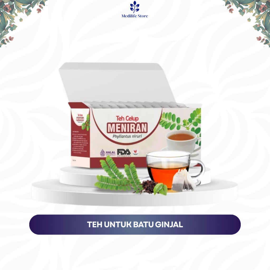 

Daya tahan Tubuh | Minuman Herbal Teh Celup MENIRAN Tazakka isi 20 Pcs Mengatasi Batu Ginjal Menurunkan Demam . Melindungi Kesehatan Hati