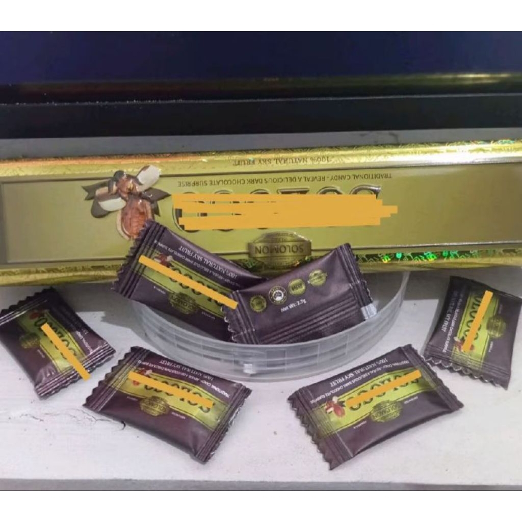 

New Permen Cokelat Dark chocolate Sll.o.cc.o.k 12 Pcs Original