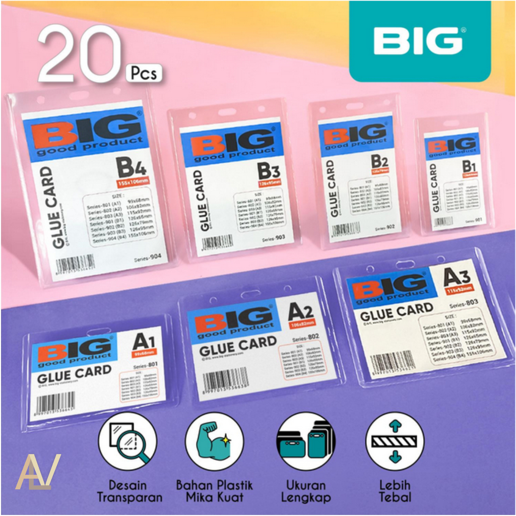 

Id-Card B1,Glue Card,Tempat identitas, plastik id-card,Name tag
