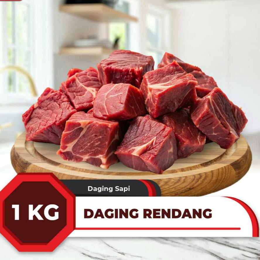 

Daging Rendang Potong 1Kg frozen