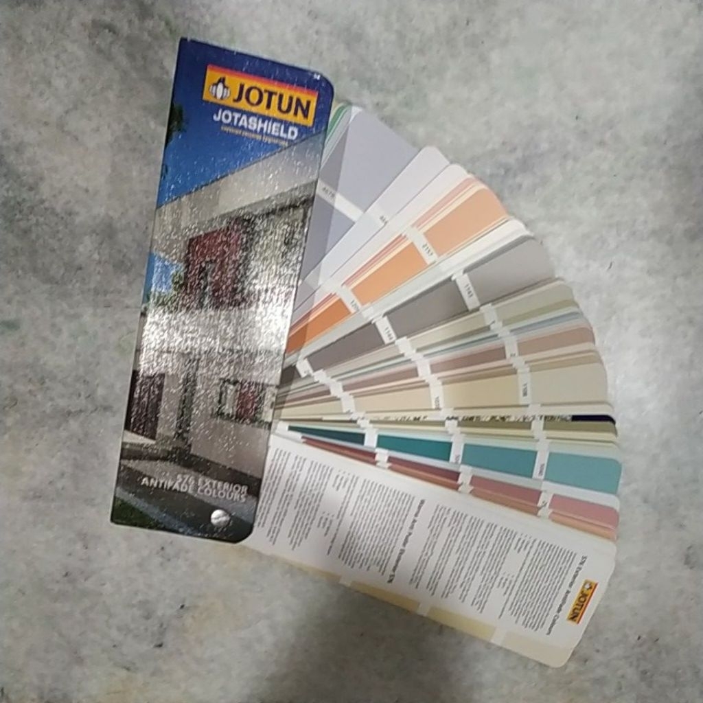 Palette / Katalog Cat Exterior merk Jotun