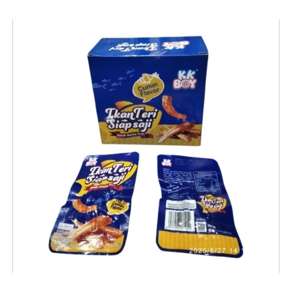 

KK BOY ikan teri siap saji 10pcs & 20pcs